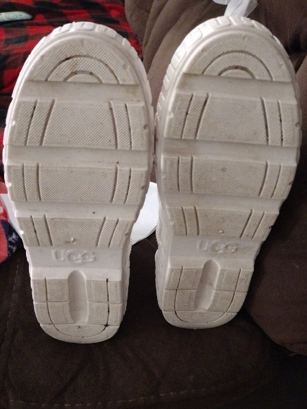 UGG Cream Platform Rain Boots - Picture 3 of 5